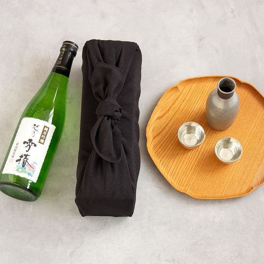 70 Polyester Chirimen | Noir