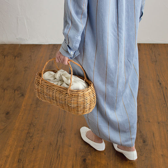 70 Polyester Chirimen | Beige clair