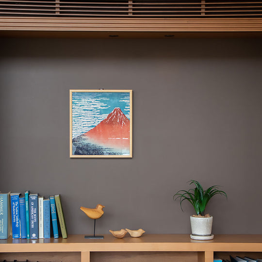 48 Ukiyo-e | South Wind, Clear Sky Navy blue