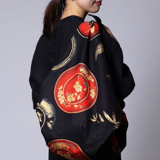 120 Setsugekka Japanese Lacquerware | Black