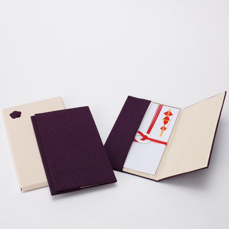 Polyester Chirimen Fukusa | Purple