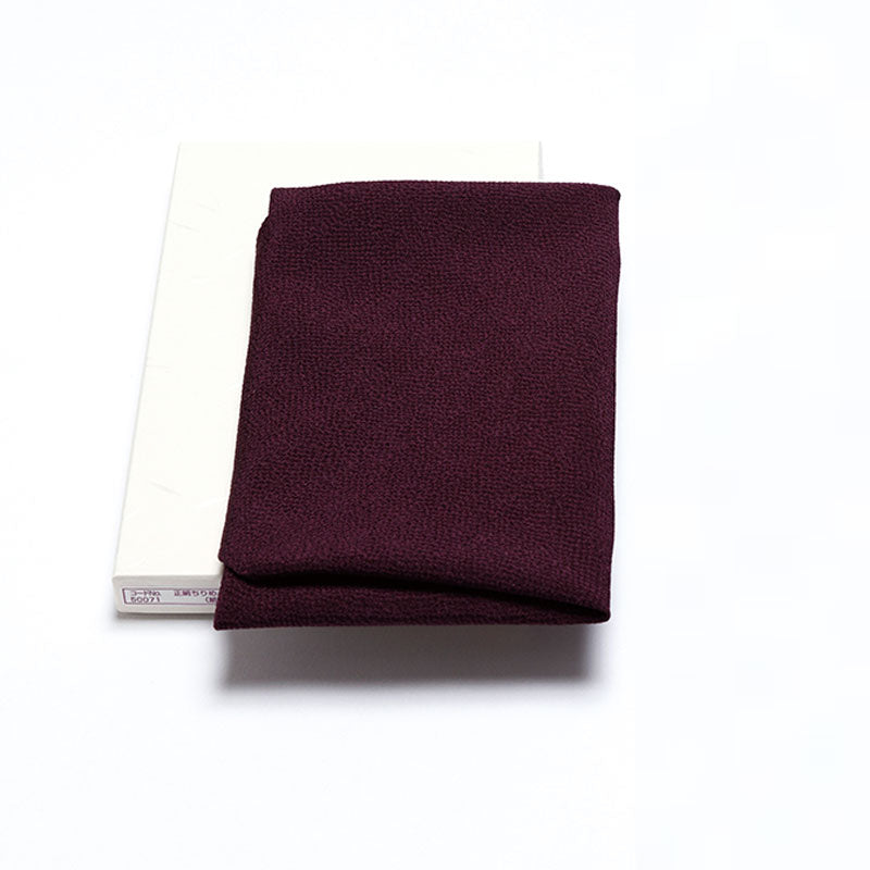 Fukusa en chirimen de soie avec tapis | Violet