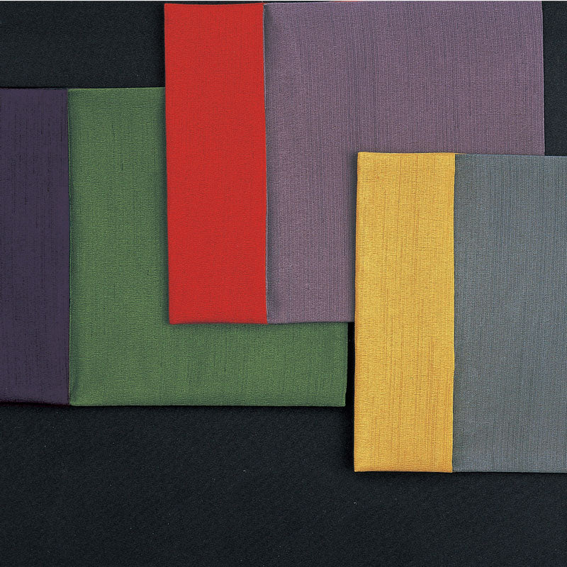 Polyester Tsumugi Reversible Gift Envelope Fukusa | Purple/Green