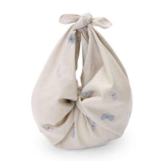 100 mina perhonen Linen Embroidery L | Chou Cho Light Gray