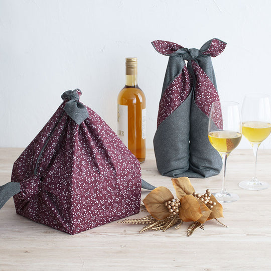 70 Polyester Amunzen Reversible | Fine Sharkskin Pattern/Sakura Moss Green/Bordeaux