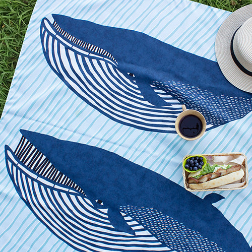 100 Water-repellent Re-Free | kata kata Whale Blue