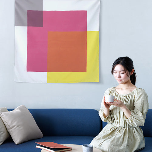 100 Water-repellent Re-Free | Square pink