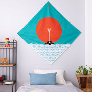 100 COCHAE musubi | Whale in the morning sun Blue