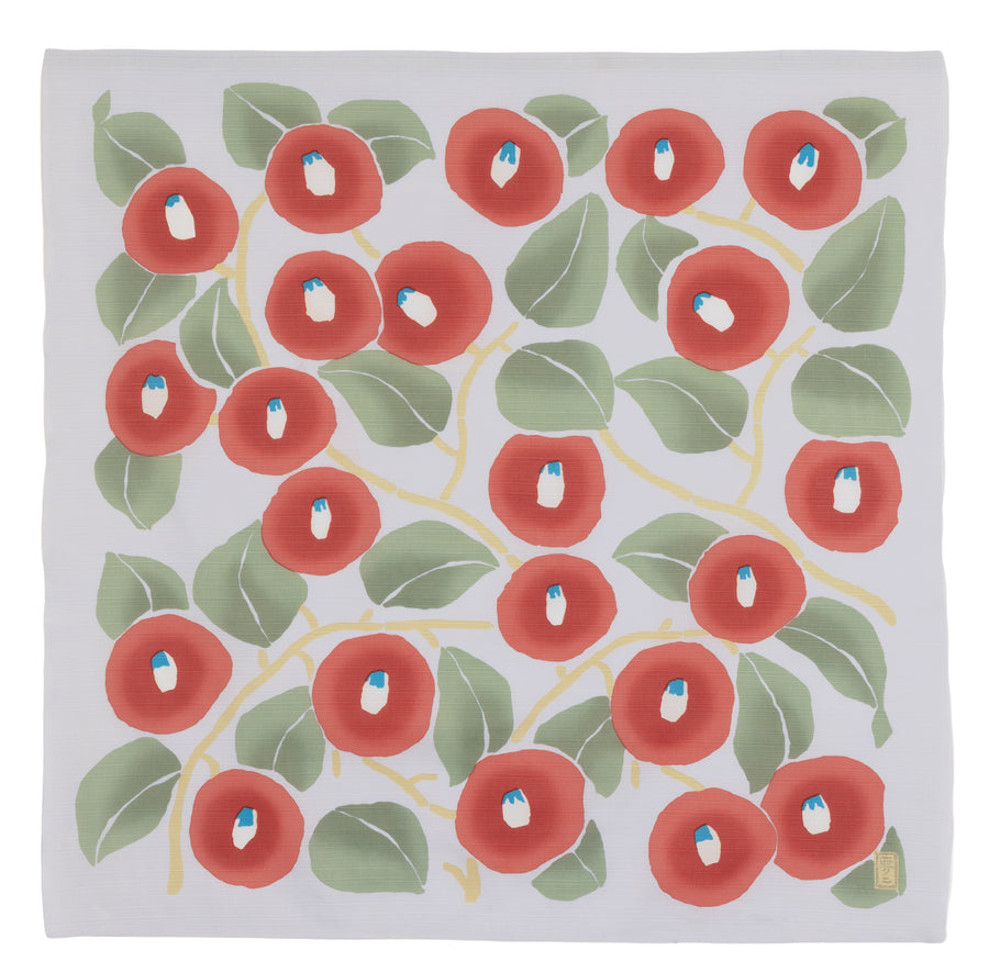 90 Yumeji Takehisa | Camellia Light Grey