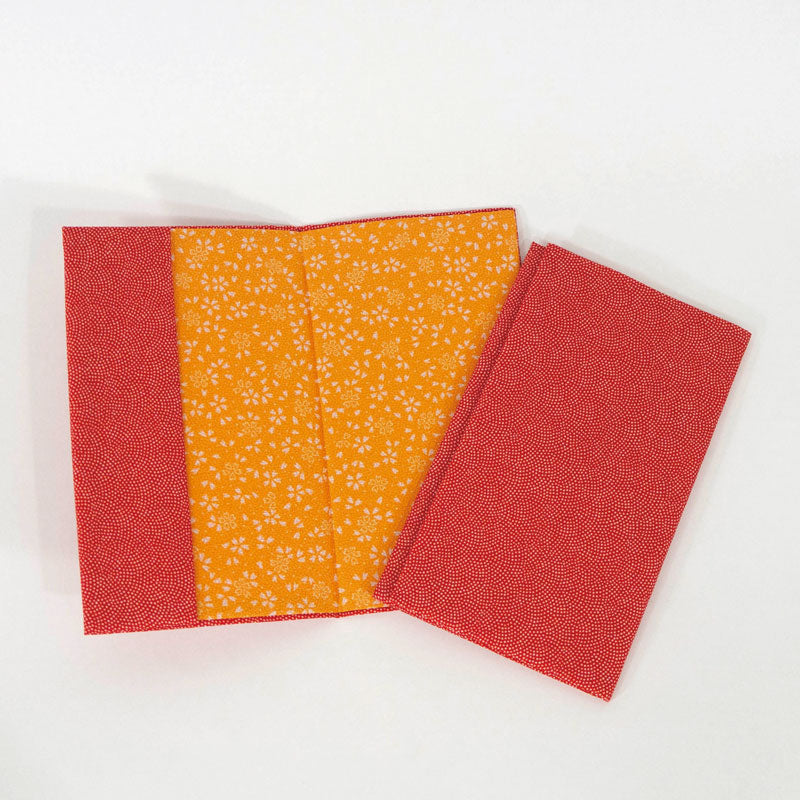 Fine Sharkskin Pattern Fukusa Fine Sharkskin Pattern/Sakura | Red/Yellow