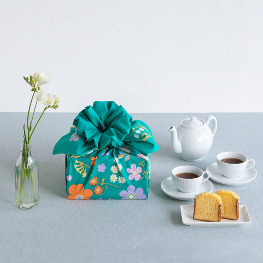 100 Hime Musubi Adeline Klam | Jardin de fleurs Vert Paon