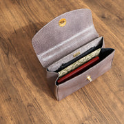 Shosoin Cotton Jacquard Fukusa | Twin Birds Pattern Brown