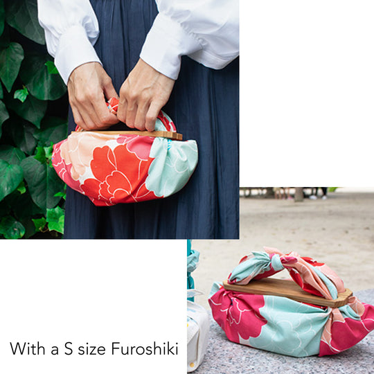 Furoshiki Patchin mini | Oak wood for 45-70cm/17.7-27.6in furoshiki