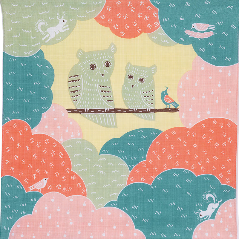 50 kata kata musubi organic cotton | Owl Pink