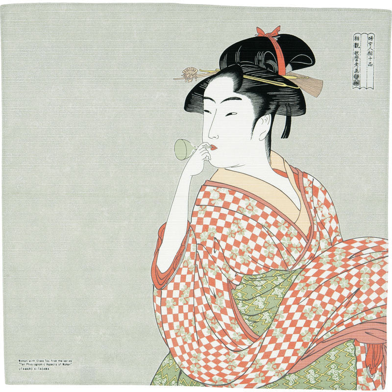 48 Ukiyo-e | Une femme jouant un Poppin Gray