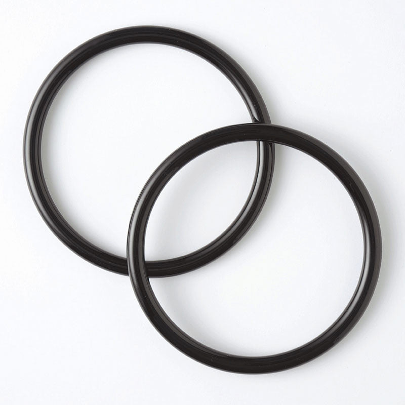Furoshiki Bag Rings (Handles) | Black